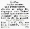 Brandt-Radio Strasbourg Offre d'emploi - Journal de Sélestat 1934