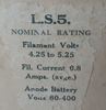 LS5 Caractéristiques