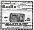 Général-Radio 5 lampes Publicité - Le Progrès de la Côte-d'Or 1936