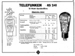 RS241 Caractéristiques