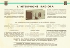 Radiola Module Interphone description et schéma