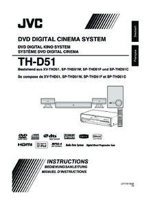 JVC SP-THD51 - Mode d’emploi
