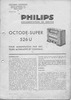 Philips 526 U Manuel de service