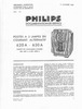 Philips 620 et 630 A Manuel de service et schémas divers
