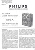 Philips 640 A Manuel de service