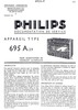 Philips 695 A /29 Manuel de service