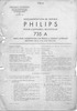 Philips  735 A Manuel de service