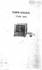 Philips 2515 Manuel de service, 7 pages (allemand)
