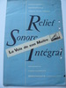 Relief Sonore Intégral -RSI- 1957