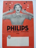 Philips Catalogue radio musique télévision 1960