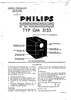 Philips GM 3153 Manuel de service