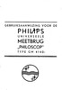 Philips GM 4140 Mode d'emploi (néerlandais)