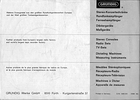 Grundig TK 46/TK 46 U : Notice en allemand, anglais, français