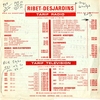 Ribet Desjardins Tarifs