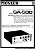 Pioneer SA-500 • Manuel d'instruction et de service