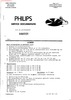 Philips AG 2001 Manuel de service (hollandais)