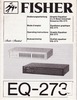 Fisher EQ-273 • Mode d'emploi