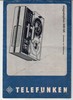 Telefunken Magnetophon 440 HiFi • Couverture du mode d'emploi