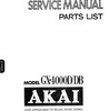 Akai GX-4000 D • Manuel de service