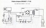 Brandt  P 124 F, P 125, P 153 F Schéma
