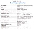 Brandt PK 215 D • Caractéristiques