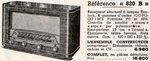 Radio Robur 820 B Publicité - Radio Plans 1954