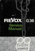 Revox G 36 • Manuel de service (en anglais)