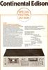 document  publicitaire & caracteristiques