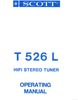 Scott T 526 L • Mode d'emploi