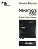 Nakamichi 550 Dual-Tracer • Manuel de service