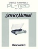 Pioneer PL-112D • Manuel de service
