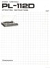 Pioneer PL-112D • Mode d'emploi