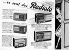 Radiola Publicité Dépliant 1939