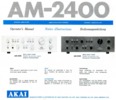 Akaï AM-2400 Mode d'emploi