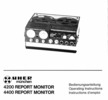 Uher 4200 et 4400 Report Monitor Mode d'emploi.