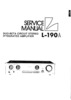 Luxman L-190A • Manuel de service