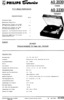 Philips AG 2030 et AG 2230 • Manuel de service (4 pages)