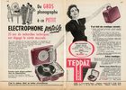 Teppaz Présence et Eco • Publicité - Sélection - janvier 1956