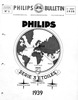 Philips Bulletin Série 3 étoiles 1939 - Aout 1938