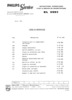 Philips EL 3552 Liste des pièces détachées avec croquis