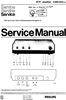 Philips 22 RH 540 • Couverture manuel de service
