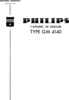Philips GM 4140 Manuel de service (français)