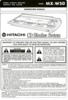 Hitachi MX-W50 • Mode d'emploi