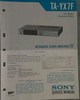 Manuel de service - Service manual