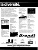 Brandt AT 2271 • Publicité - Le Nouvel Observateur avril 1976