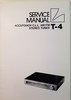 Luxman T-4 • Couverture manuel de service