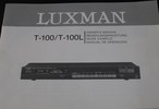 Luxman T-100 et T-100L • Couverture mode d'emploi