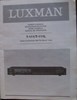 Luxman T-111 et T-111L • Couverture mode d'emploi