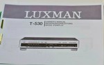 Luxman T-530 • Couverture mode d'emploi