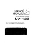 Luxman LV-122 • Manuel de service